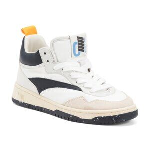 Women's White and Black Sneakers